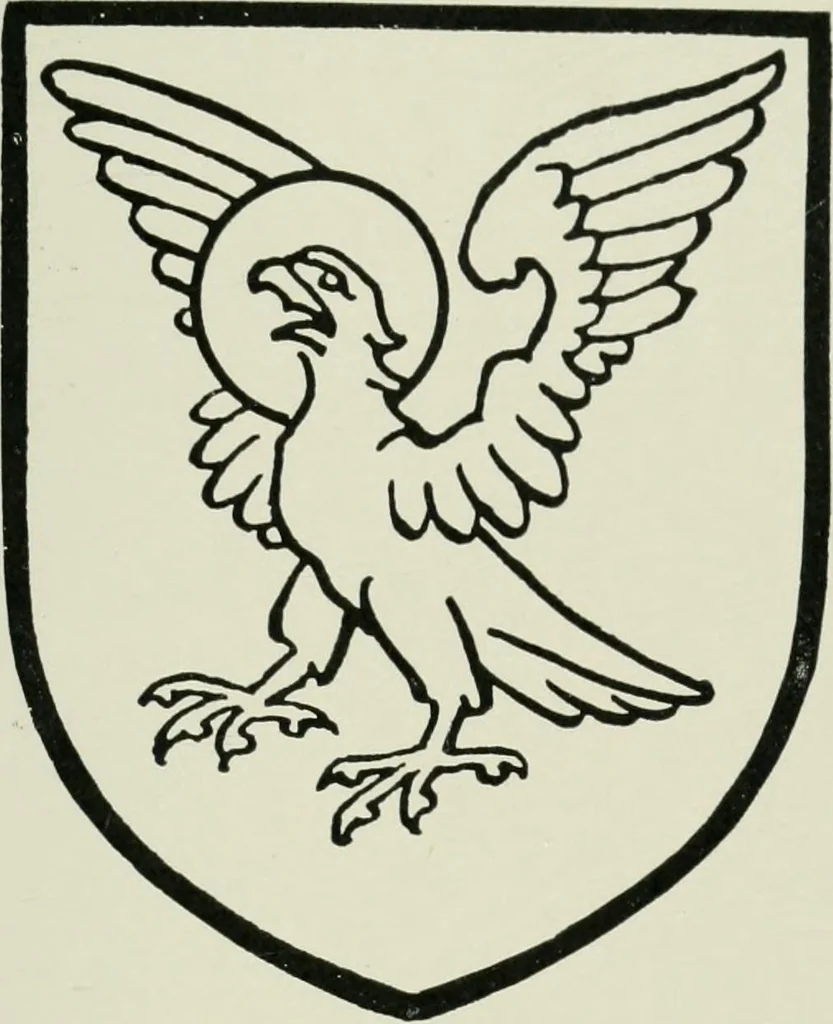 An illustration from Heraldry of the church: a handbook for decorators, 1911, leaf 124