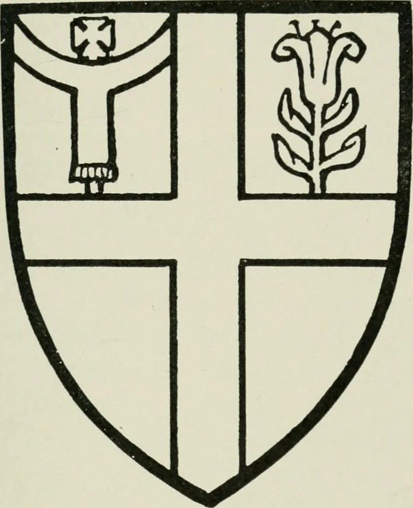 An illustration from Heraldry of the church: a handbook for decorators, 1911, leaf 130