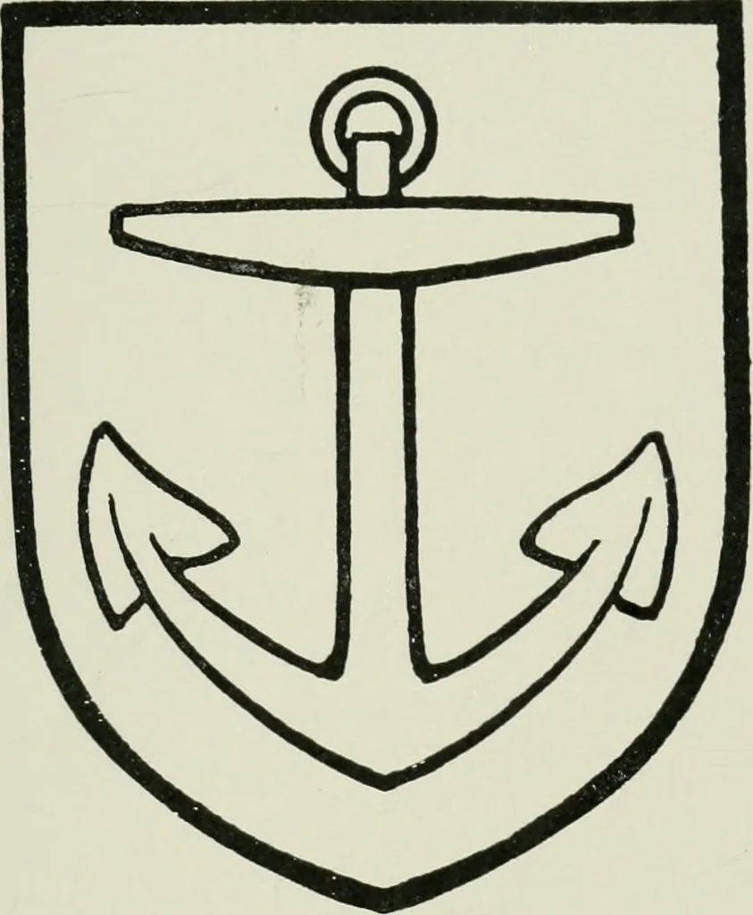 An illustration from Heraldry of the church: a handbook for decorators, 1911, leaf 136