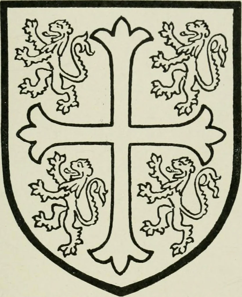 An illustration from Heraldry of the church: a handbook for decorators, 1911, leaf 138