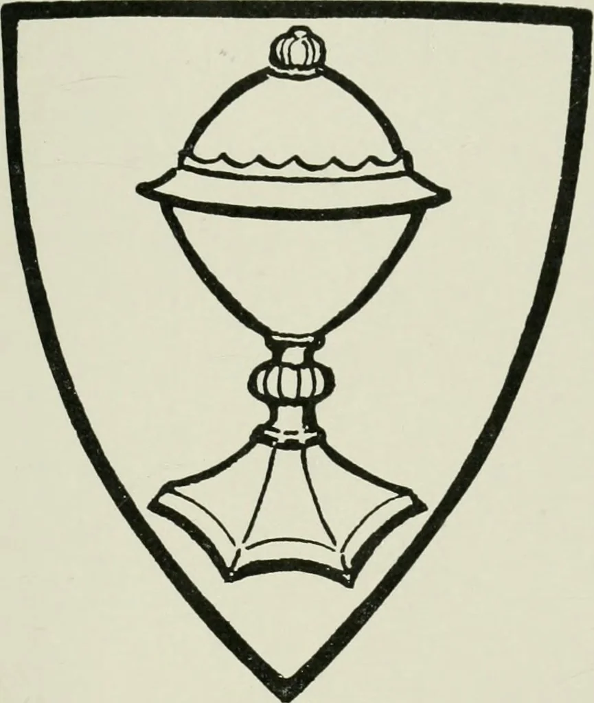 An illustration from Heraldry of the church: a handbook for decorators, 1911, leaf 140
