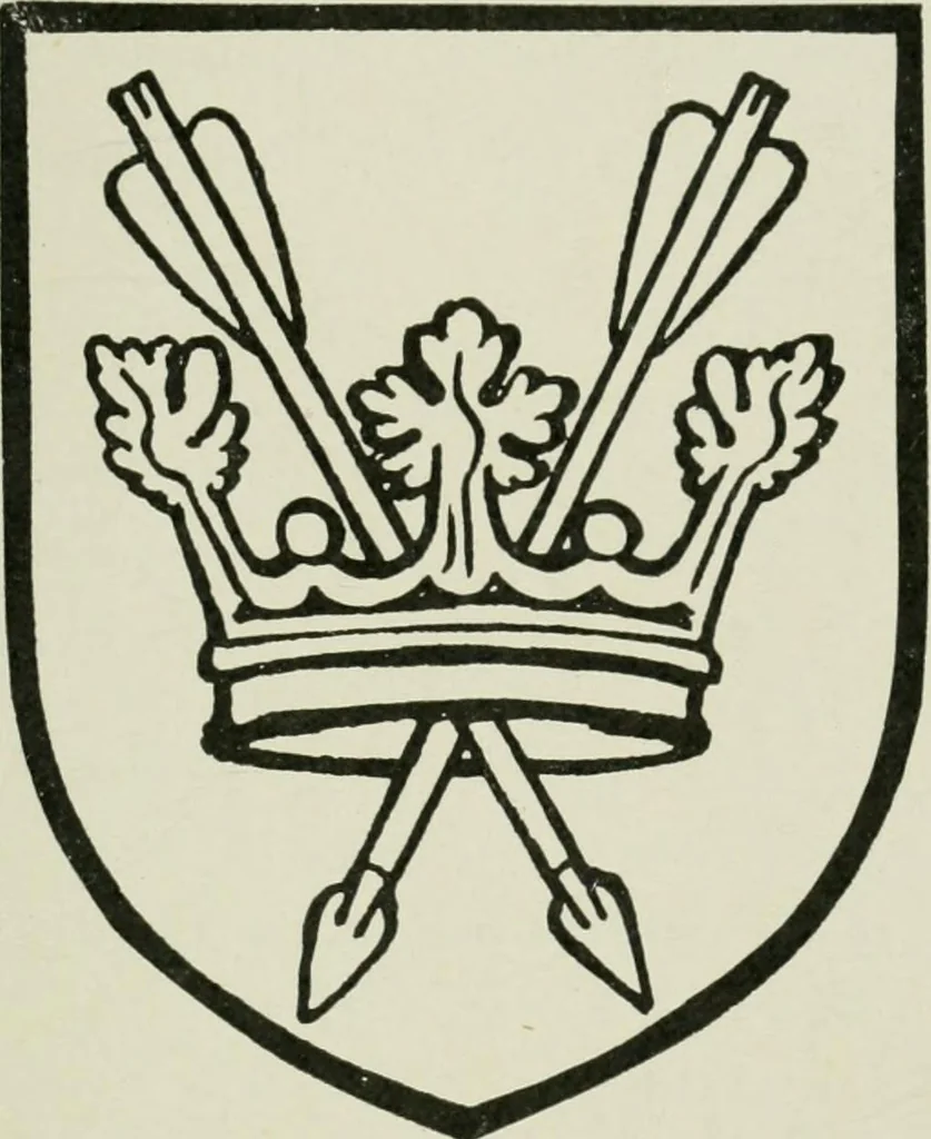 An illustration from Heraldry of the church: a handbook for decorators, 1911, leaf 142