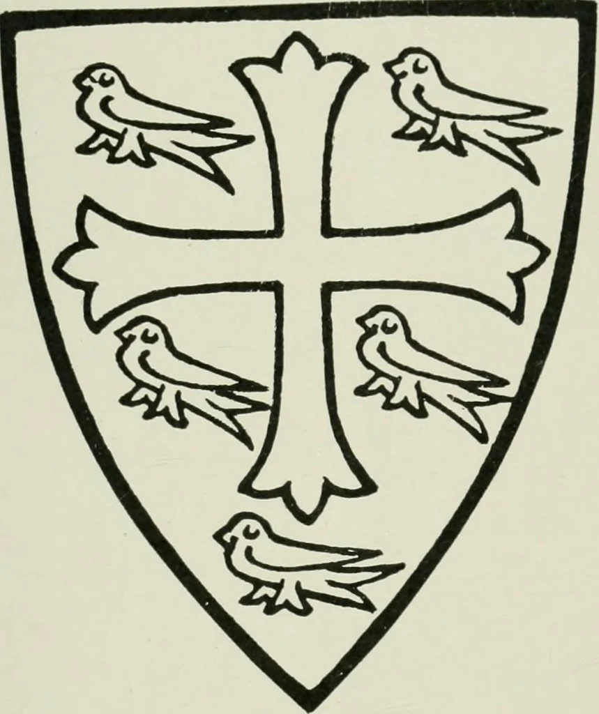 An illustration from Heraldry of the church: a handbook for decorators, 1911, leaf 144