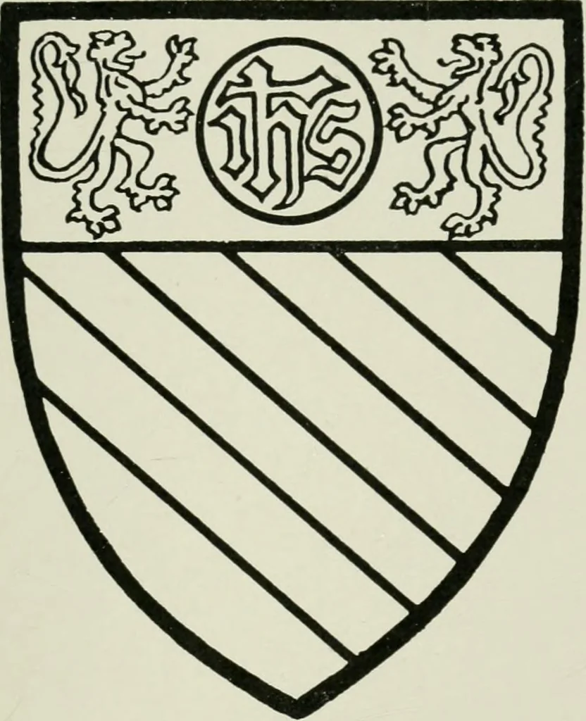 An illustration from Heraldry of the church: a handbook for decorators, 1911, leaf 148