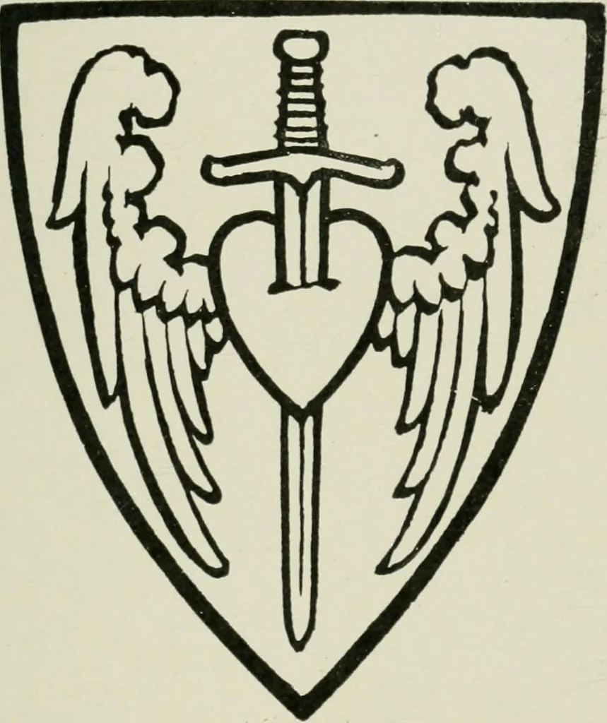 An illustration from Heraldry of the church: a handbook for decorators, 1911, leaf 160