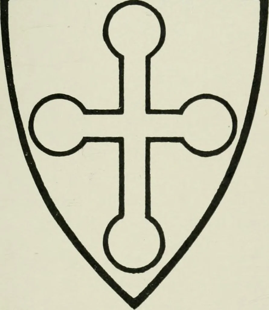 An illustration from Heraldry of the church: a handbook for decorators, 1911, leaf 162