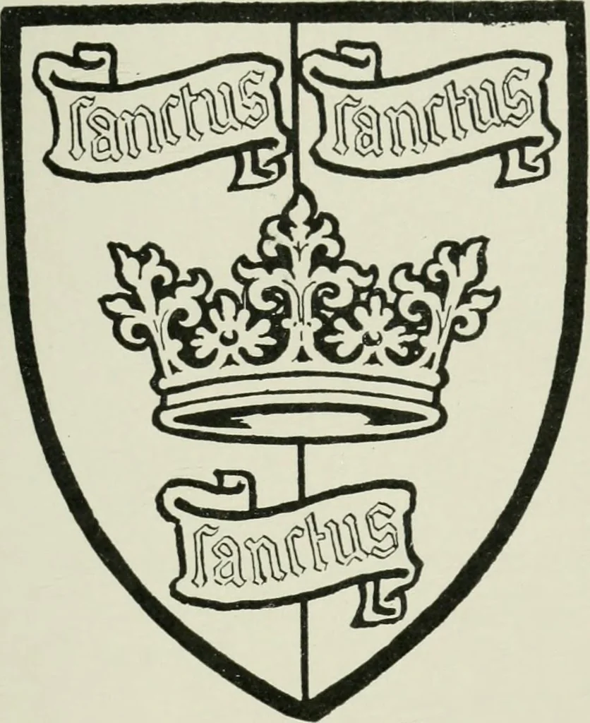An illustration from Heraldry of the church: a handbook for decorators, 1911, leaf 170