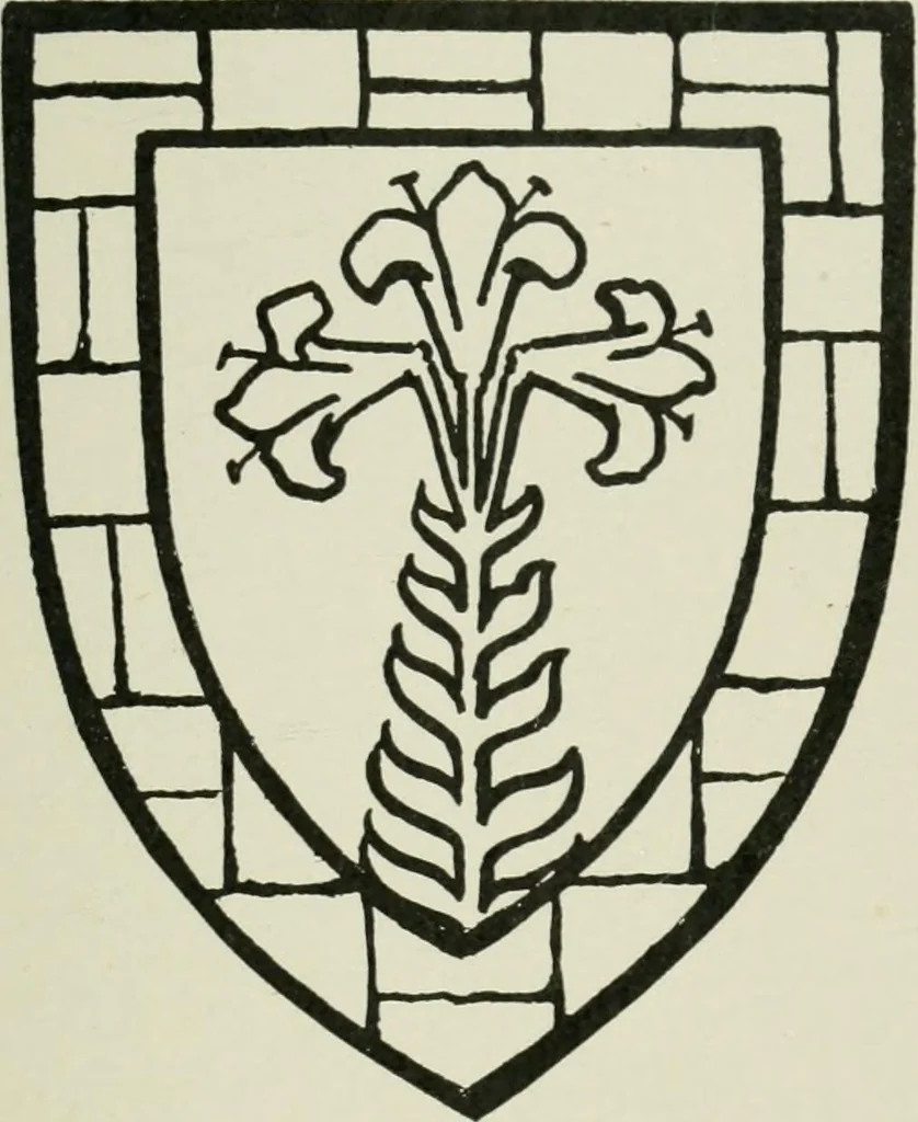 An illustration from Heraldry of the church: a handbook for decorators, 1911, leaf 172