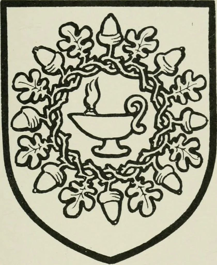 An illustration from Heraldry of the church: a handbook for decorators, 1911, leaf 178