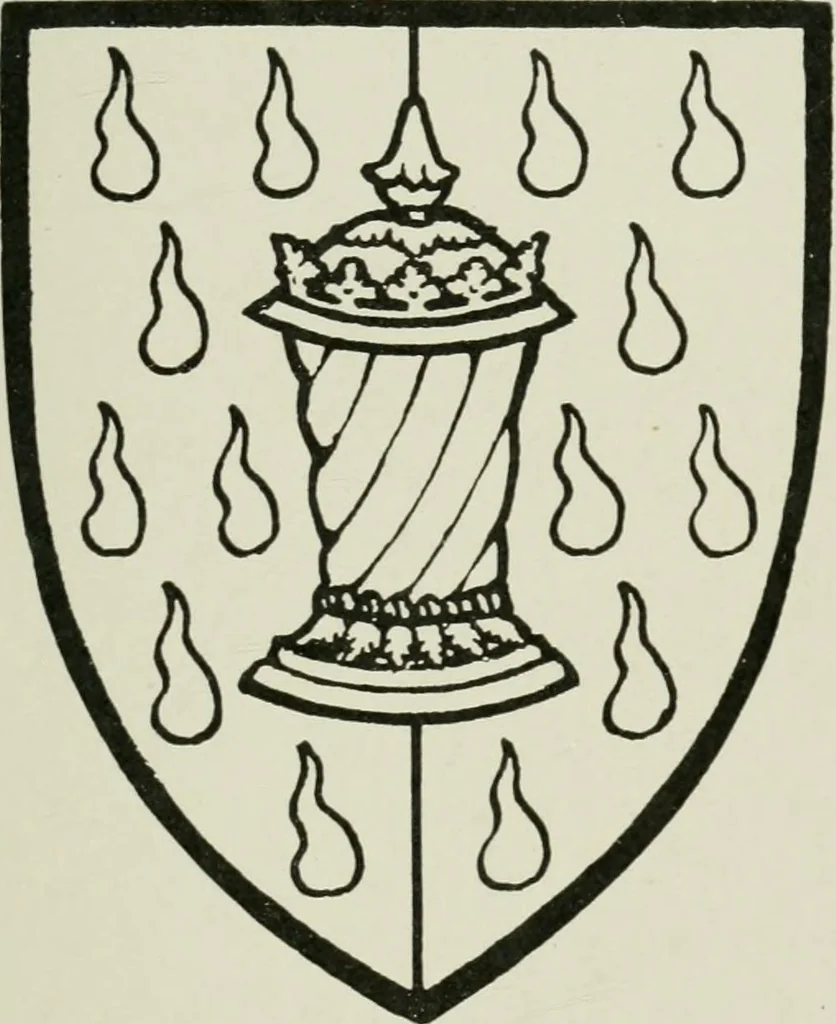 An illustration from Heraldry of the church: a handbook for decorators, 1911, leaf 190