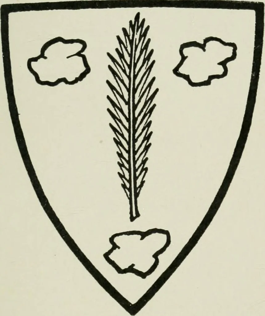 An illustration from Heraldry of the church: a handbook for decorators, 1911, leaf 198