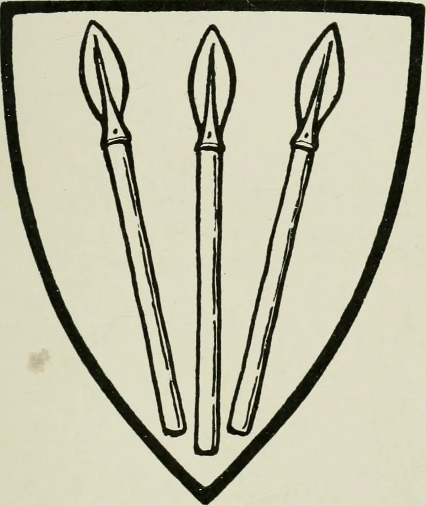 An illustration from Heraldry of the church: a handbook for decorators, 1911, leaf 202