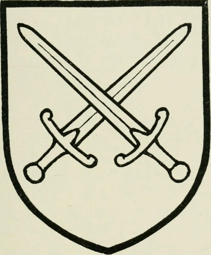 An illustration from Heraldry of the church: a handbook for decorators, 1911, leaf 30