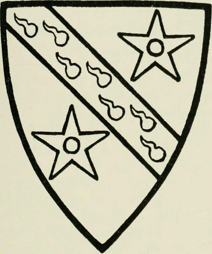 An illustration from Heraldry of the church: a handbook for decorators, 1911, leaf 34