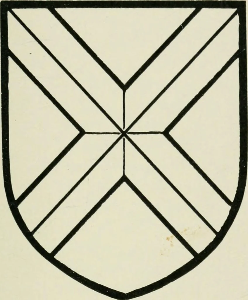 An illustration from Heraldry of the church: a handbook for decorators, 1911, leaf 36