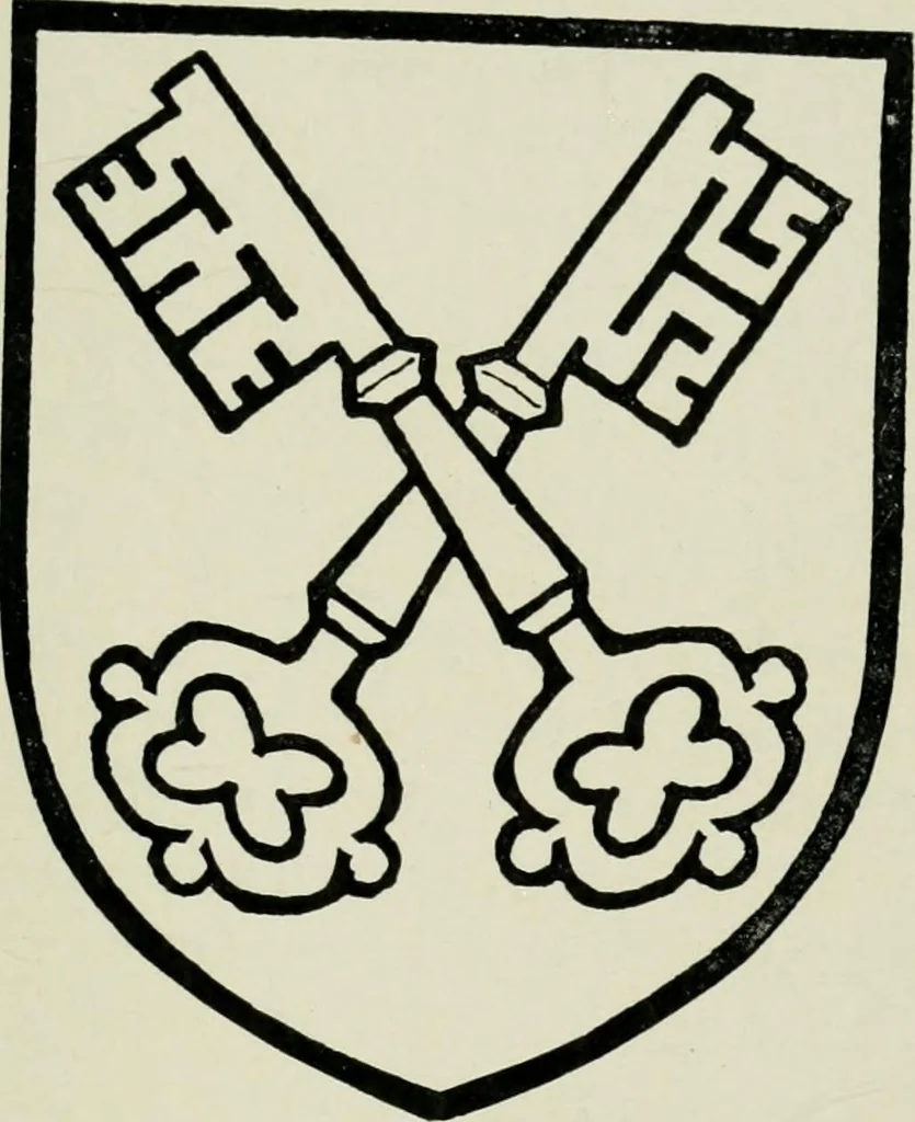 An illustration from Heraldry of the church: a handbook for decorators, 1911, leaf 48