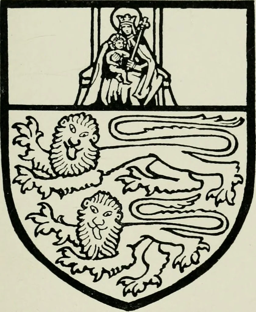 An illustration from Heraldry of the church: a handbook for decorators, 1911, leaf 54