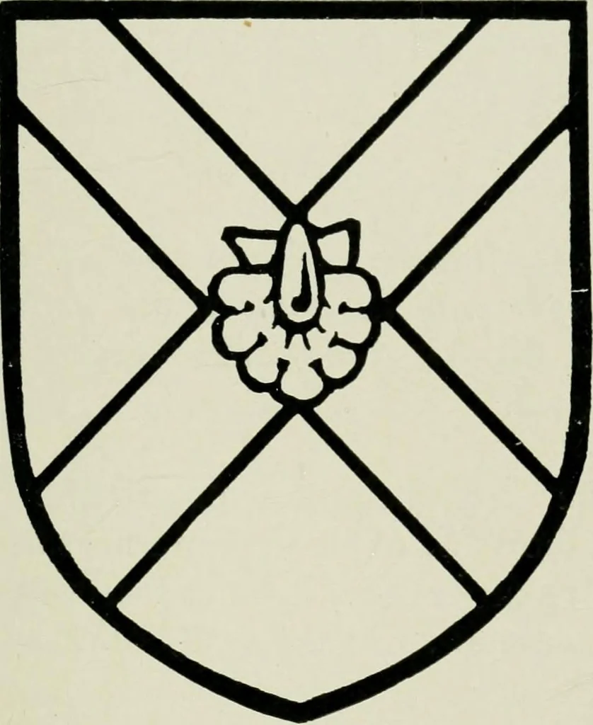 An illustration from Heraldry of the church: a handbook for decorators, 1911, leaf 64