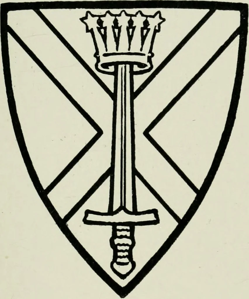 An illustration from Heraldry of the church: a handbook for decorators, 1911, leaf 66