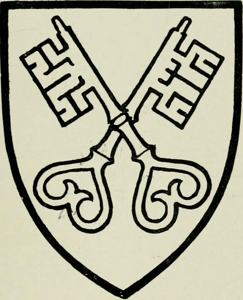 An illustration from Heraldry of the church: a handbook for decorators, 1911, leaf 68