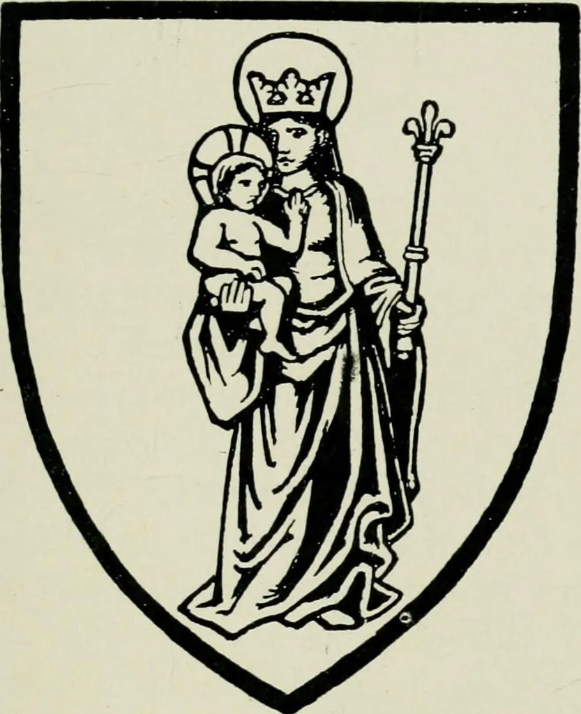 An illustration from Heraldry of the church: a handbook for decorators, 1911, leaf 72