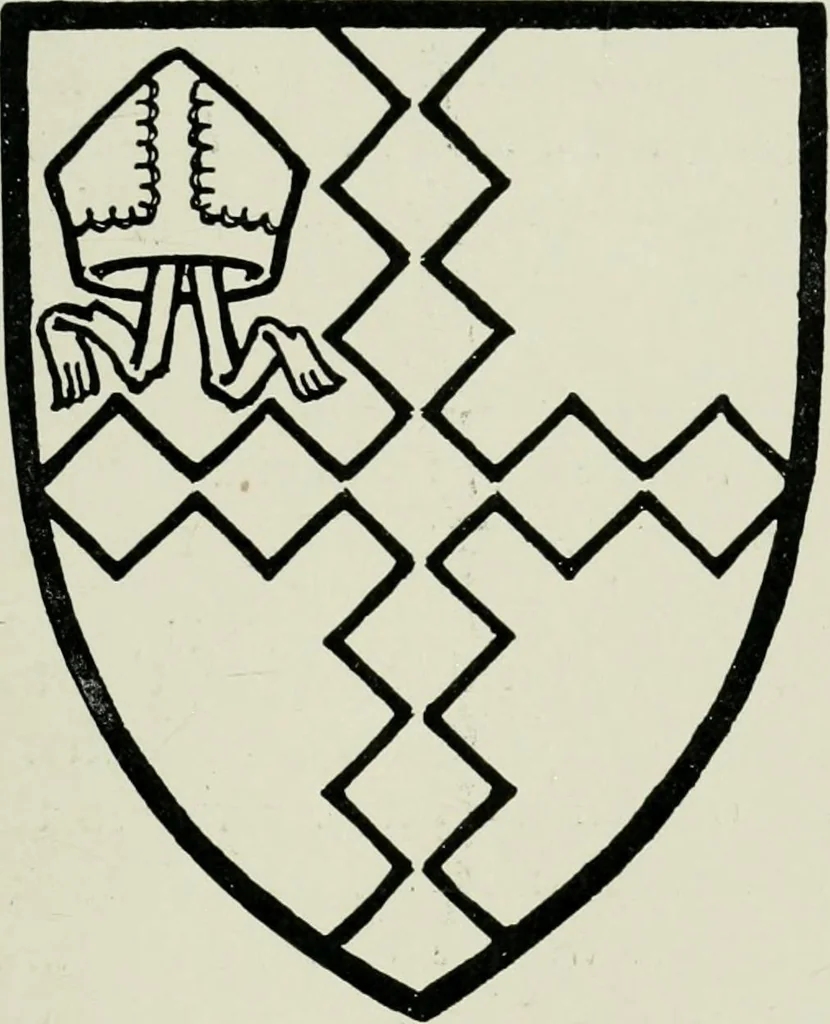 An illustration from Heraldry of the church: a handbook for decorators, 1911, leaf 74