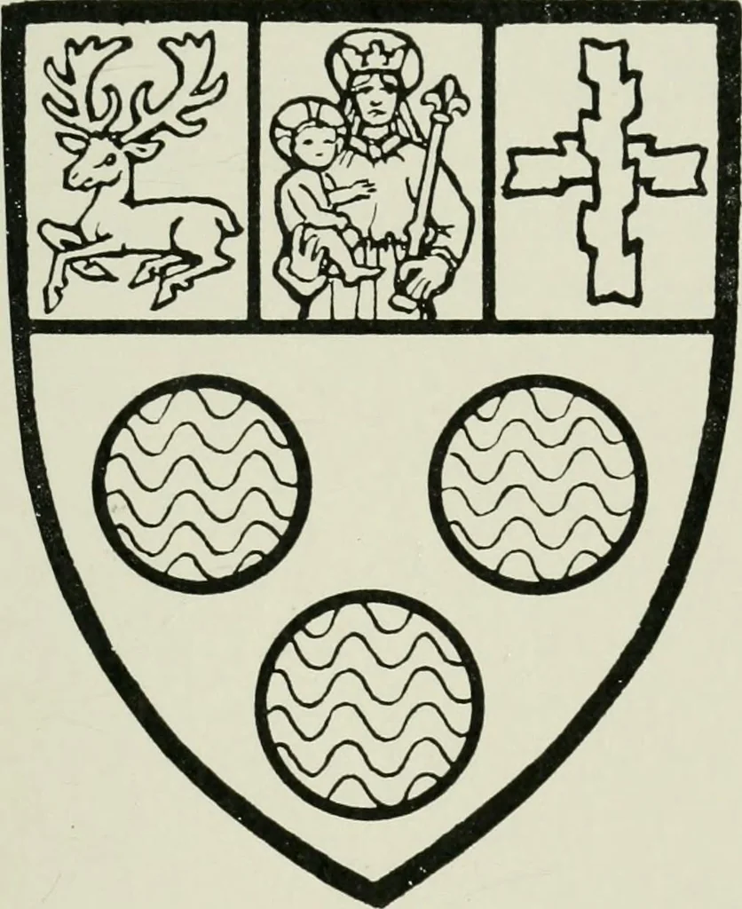 An illustration from Heraldry of the church: a handbook for decorators, 1911, leaf 76