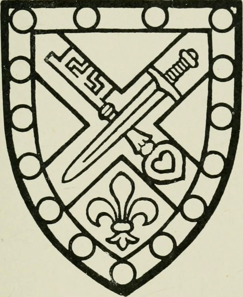 An illustration from Heraldry of the church: a handbook for decorators, 1911, leaf 78