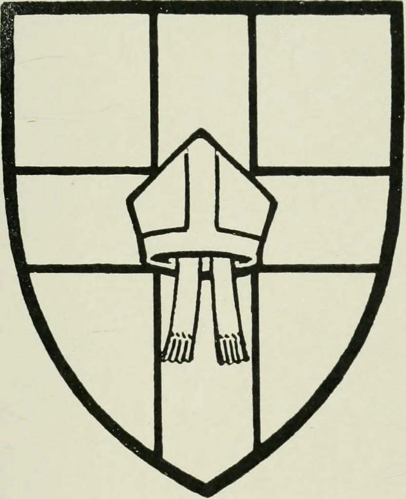 An illustration from Heraldry of the church: a handbook for decorators, 1911, leaf 88