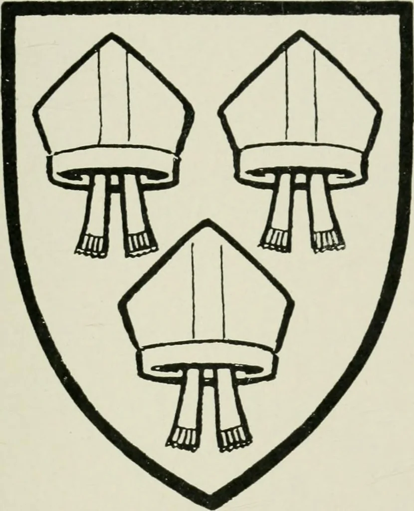 An illustration from Heraldry of the church: a handbook for decorators, 1911, leaf 90