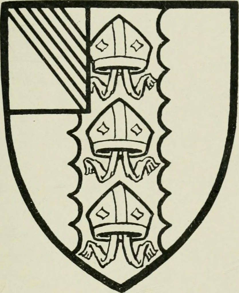 An illustration from Heraldry of the church: a handbook for decorators, 1911, leaf 94