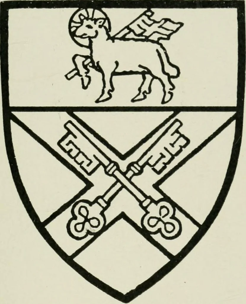 An illustration from Heraldry of the church: a handbook for decorators, 1911, leaf 98