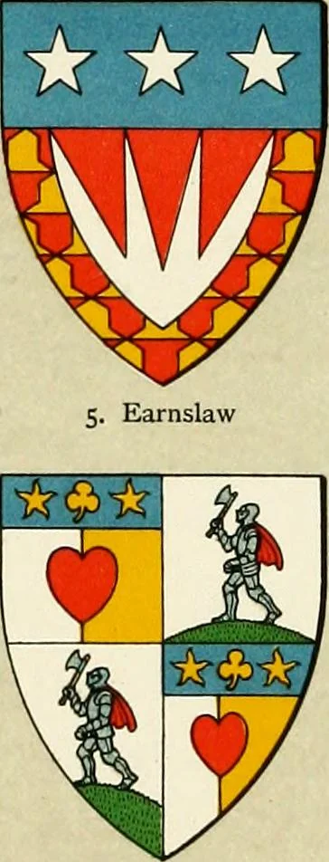 An illustration from The heraldry of the Douglases : with notes on all the males of the family, descriptions of the arms, plates and pedigrees, 1907, leaf 111