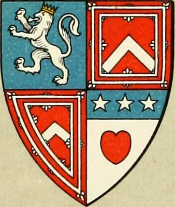 An illustration from The heraldry of the Douglases : with notes on all the males of the family, descriptions of the arms, plates and pedigrees, 1907, leaf 23