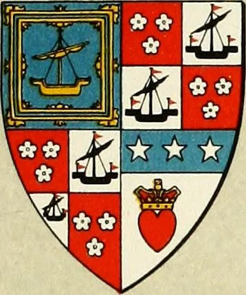 An illustration from The heraldry of the Douglases : with notes on all the males of the family, descriptions of the arms, plates and pedigrees, 1907, leaf 69