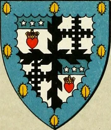An illustration from The heraldry of the Douglases : with notes on all the males of the family, descriptions of the arms, plates and pedigrees, 1907, leaf 69