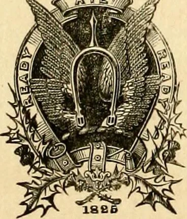 An illustration from The heraldry of the Douglases : with notes on all the males of the family, descriptions of the arms, plates and pedigrees, 1907, leaf 7