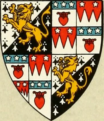 An illustration from The heraldry of the Douglases : with notes on all the males of the family, descriptions of the arms, plates and pedigrees, 1907, leaf 93
