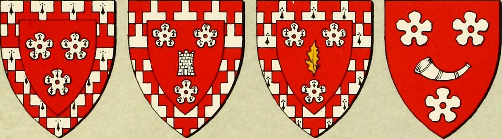 An illustration from The heraldry of the Hamiltons : with notes on all the males of the family, description of the arms, plates and pedigrees, 1909, leaf 114