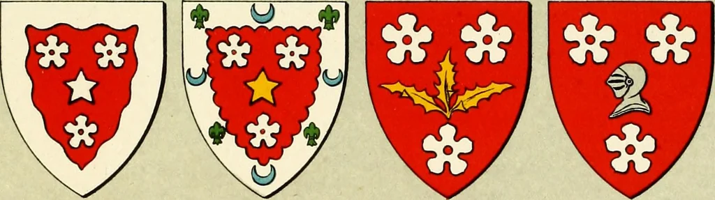 An illustration from The heraldry of the Hamiltons : with notes on all the males of the family, description of the arms, plates and pedigrees, 1909, leaf 114