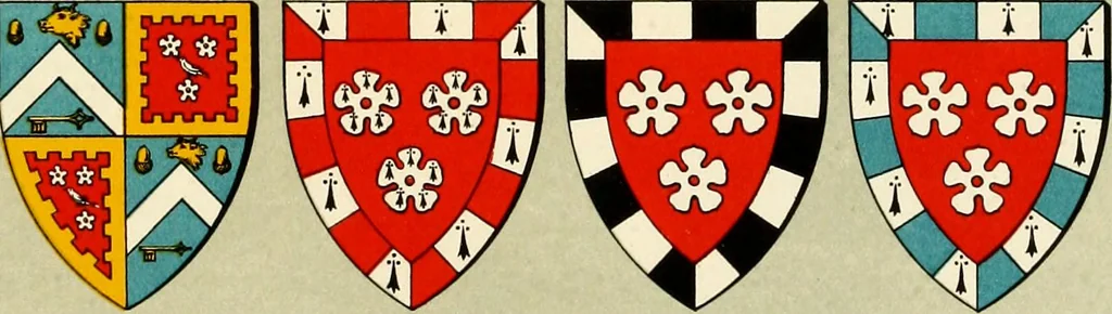 An illustration from The heraldry of the Hamiltons : with notes on all the males of the family, description of the arms, plates and pedigrees, 1909, leaf 132