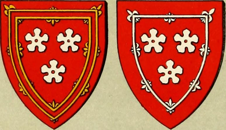 An illustration from The heraldry of the Hamiltons : with notes on all the males of the family, description of the arms, plates and pedigrees, 1909, leaf 44