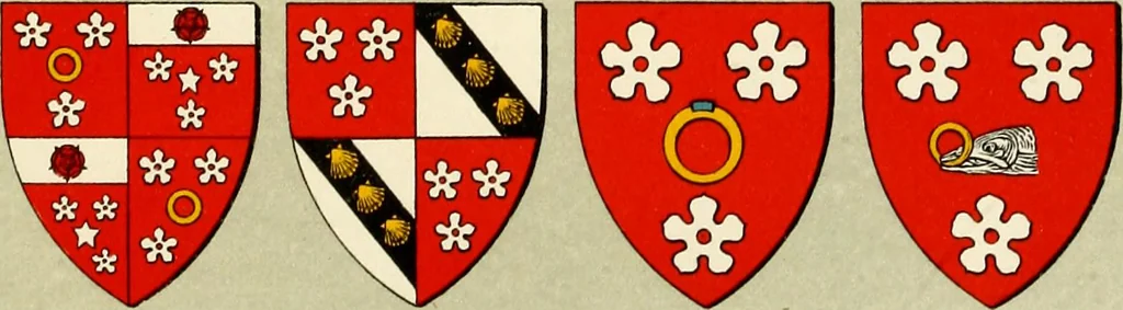An illustration from The heraldry of the Hamiltons : with notes on all the males of the family, description of the arms, plates and pedigrees, 1909, leaf 68
