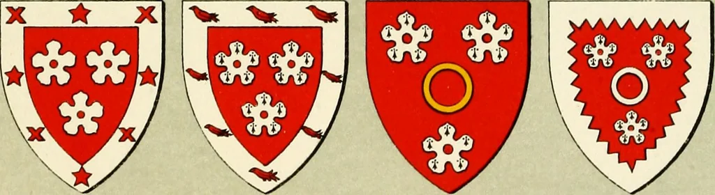 An illustration from The heraldry of the Hamiltons : with notes on all the males of the family, description of the arms, plates and pedigrees, 1909, leaf 68