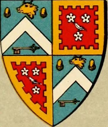 An illustration from The heraldry of the Hamiltons; with notes on all the males of the family, description of the arms, plates and pedigrees, 1909, leaf 243
