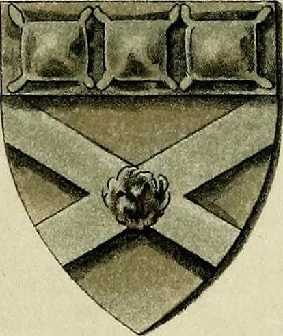 An illustration from The heraldry of the Johnstons : with notes on the different families, their arms and pedigrees, 1905, leaf 41