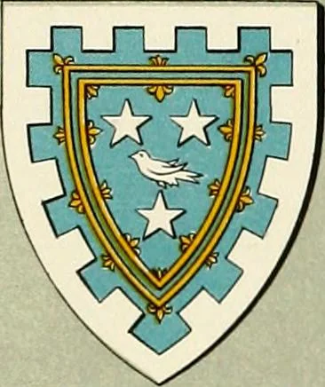 An illustration from The heraldry of the Murrays : with notes on all the males of the family, descriptions of the arms, plates and pedigrees, 1910, leaf 117