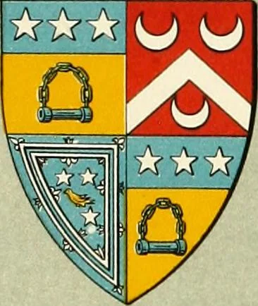 An illustration from The heraldry of the Murrays : with notes on all the males of the family, descriptions of the arms, plates and pedigrees, 1910, leaf 117