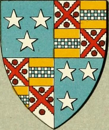 An illustration from The heraldry of the Murrays : with notes on all the males of the family, descriptions of the arms, plates and pedigrees, 1910, leaf 117