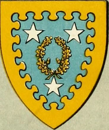 An illustration from The heraldry of the Murrays : with notes on all the males of the family, descriptions of the arms, plates and pedigrees, 1910, leaf 135